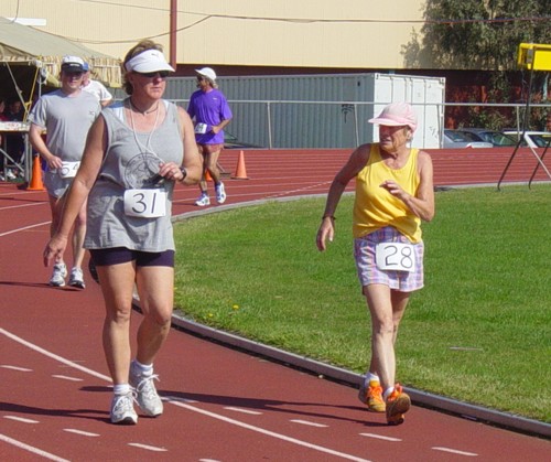 Sandra Howorth and Val Chesterton